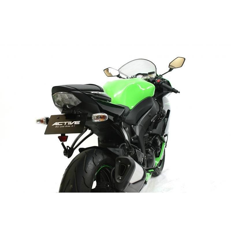 ZX-6R フェンダーレス キット ブラック LEDナンバー灯付き ACTIVE