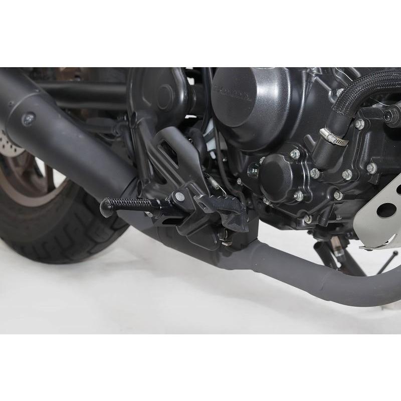 アクティブ 17700007S ステップバー ライダー側 シルバー HONDA系-2 REBEL250 20-23_3