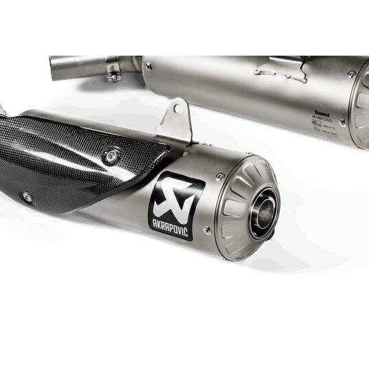 AKRAPOVIC アクラポビッチ P-VST17AL アルミ耐熱ステッカー 縦 モノトーン 75×75mm シール マフラー アクセサリー｜bikeman4mini｜02