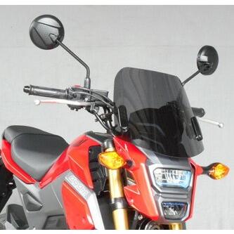 旭風防 旭精器 GR-13 ミドルスクリーン ホンダ グロム GROM スモーク 