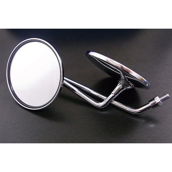 はこぽす対応商品】 フレイムス スカル ハーレー バックミラー