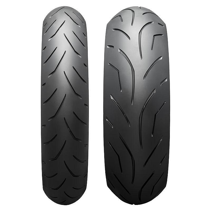 ブリヂストン MCR05463 バトラックス TS100 190/50 ZR17 M/C 73W リア ラジアル チューブレス 二輪車用 バイクタイヤ オンロード 街乗りの画像