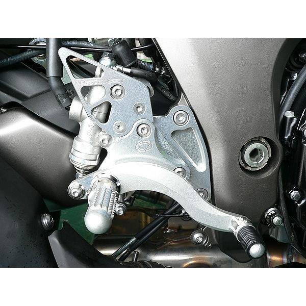 BEET 0111-KB1-20 ハイパーバンク バックステップ シルバー 固定式 NINJA1000 ニンジャ1000