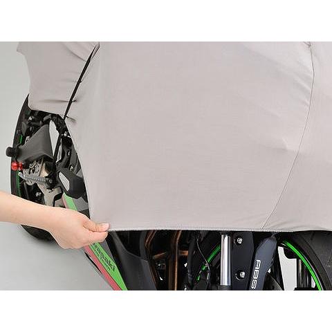 デイトナ 22146 ストレッチインナーハーフカバー L 大型クラス ハーレー アドベンチャー系 バイクカバー_3
