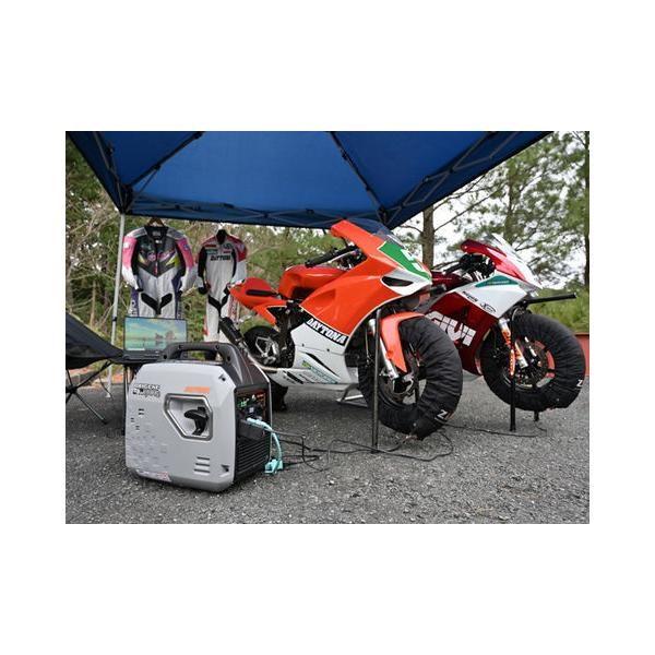 デイトナ 29965 静音型インバーター発電機 デイジェネ1900e 485×340×510mm 4L 22.7kg 1900W リモコン付 電源 キャンプ アウトドア 災害対策_3