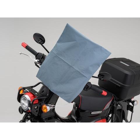 デイトナ 34214 ブラックカバー ウォーターレジスタント ライト スーパーカブ/クロスカブ BOX専用 バイク ツーリング ホコリ 汚れ 防止の画像