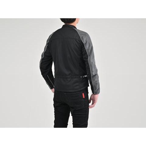 デイトナ 37174 DJ-003 メッシュシングルライダース グレー XL バイク ツーリング 春 夏 ジャケット_1