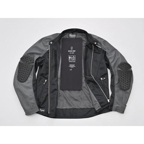 デイトナ 37174 DJ-003 メッシュシングルライダース グレー XL バイク ツーリング 春 夏 ジャケット_2