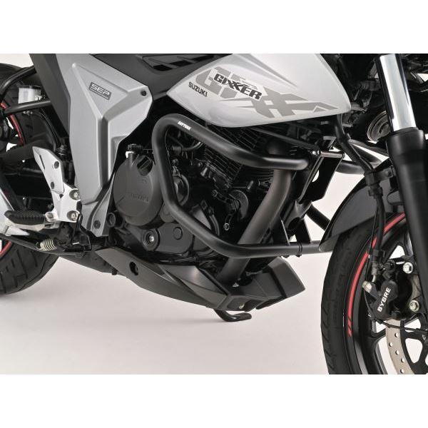 デイトナ 41270 パイプエンジンガード マットブラック ジクサー150/250 左右セット バイク 転倒 防止_2