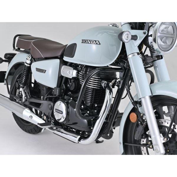 デイトナ 46201 パイプエンジンガード グロス黒いこと Upper GB350C 働き掛ける仕かける 自動二輪車 傾倒 押しとどめる