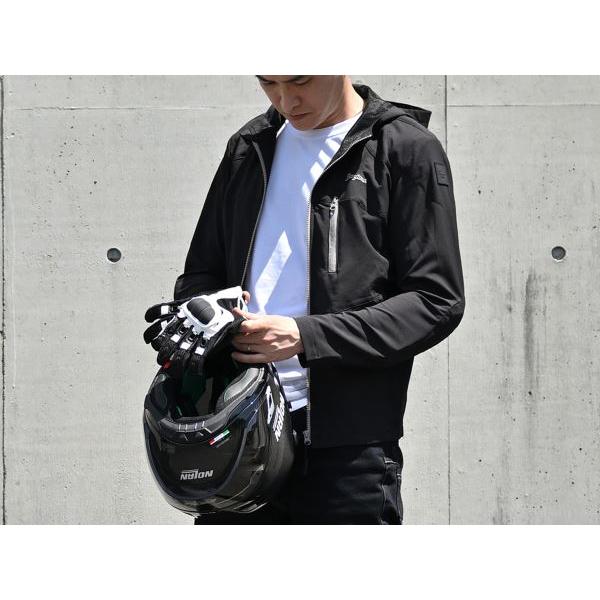 デイトナ 46692 DJ-009 クイックドライパーカー ブラック 2XL バイク