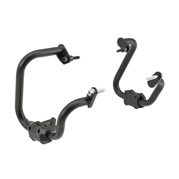 デイトナ 60880 パイプエンジンガード マットブラック パイプ径Φ25.4 左右セット CBR650R E-Clutch バイク スチール_2