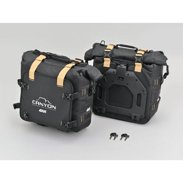 ジビ 63452 GRT720B モノキーサイドバッグ 25L+25L バッグ ハード