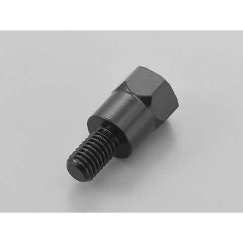 パーツ minimini321 デイトナ 99588 高さ調整アダプター ブラック 18.6mm M8逆ネジ 1