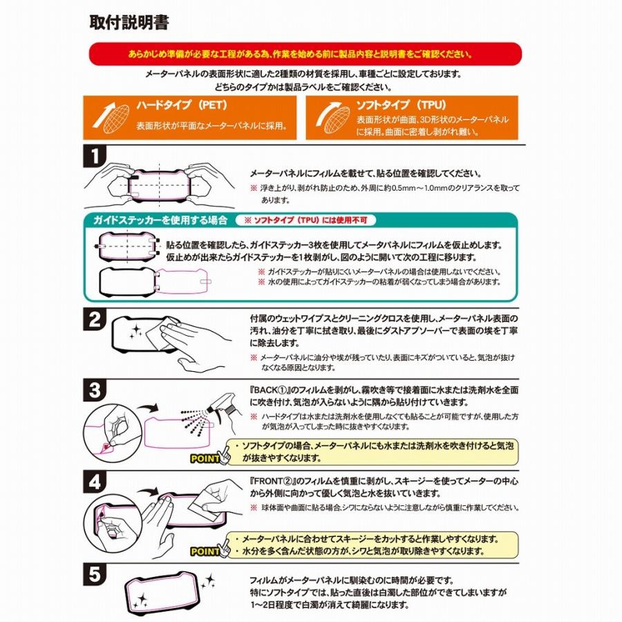 ダートフリーク D50-11-012 メータースクリーン プロテクティブ