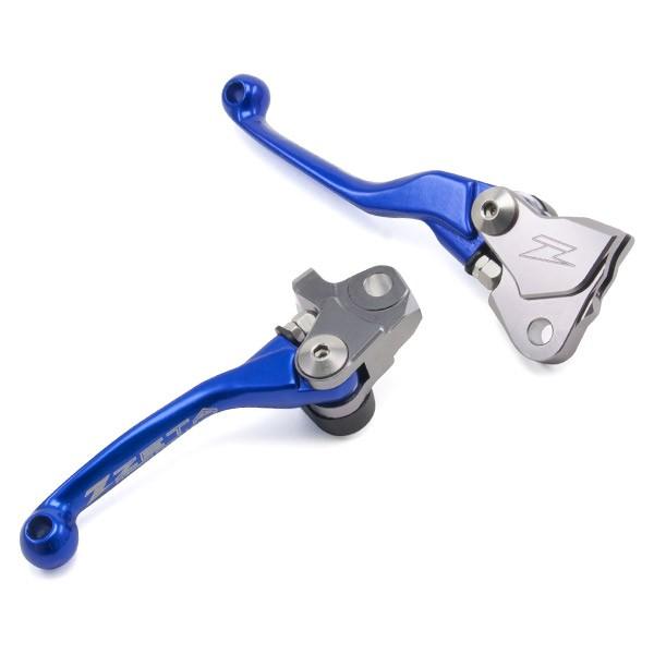 ジータ ZE44-4139 ピボットレバーセット FP 3フィンガー ブレーキレバー/クラッチレバーセット ブルー TC125/TC250/TE125