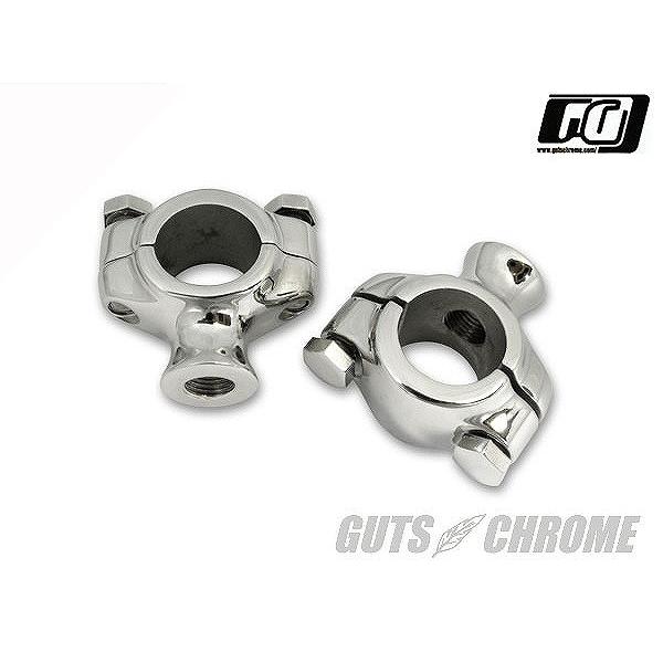 GUTS CHROME ガッツ クローム 100-0084 フランダース スタイルショートライザー 1インチハンドル用 ガッツ クローム