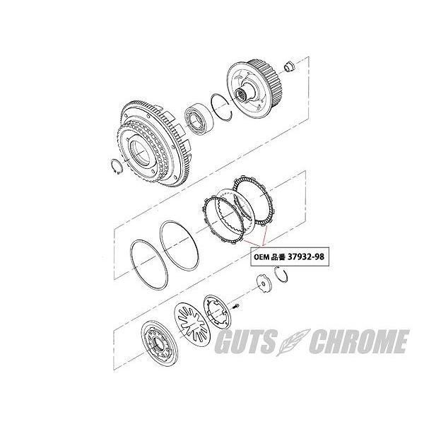 Drag Specialties ドラッグスペシャリティーズ 1131-0424 クラッチフリクションプレート 98-11年 ビッグツイン用