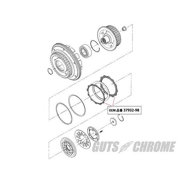 Drag Specialties ドラッグスペシャリティーズ 1131-0424 クラッチフリクションプレート 98-11年 ビッグツイン用