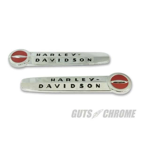 GUTS CHROME ガッツクローム 61769-47T 純正 1947-50年 レプリカタンクエンブレム 1台分