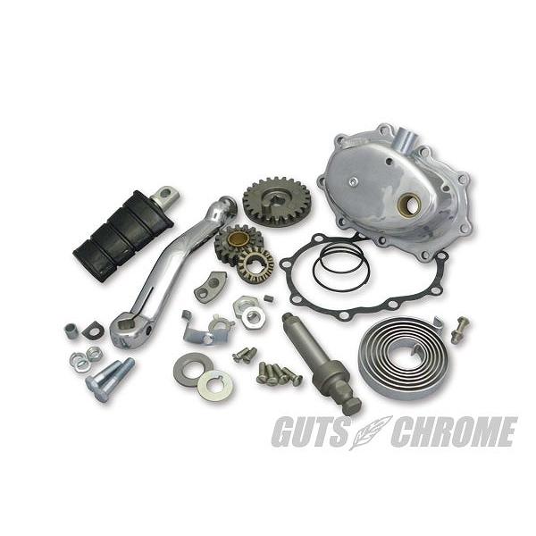 GUTS CHROME きもっ玉 クローム 7000-1001 4速蹴っ飛ばす乗りかかる一揃いの道具 その他バイクパーツ、アクセサリー用品-バイク