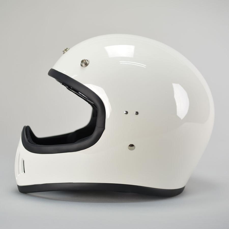 GT503  ビンテージ ヘルメット オフロード 族ヘル フルフェイス GT-503 ノスタルジック ヘルメット ホワイト｜bikeman4mini｜04