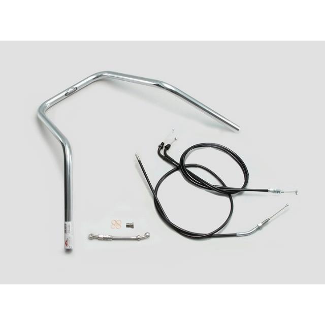 ハリケーン H027-086C ウルトラナロー ハンドルキット ハンドルセット クロームメッキ CB400SF VTEC Revo(14-16 ABS車)