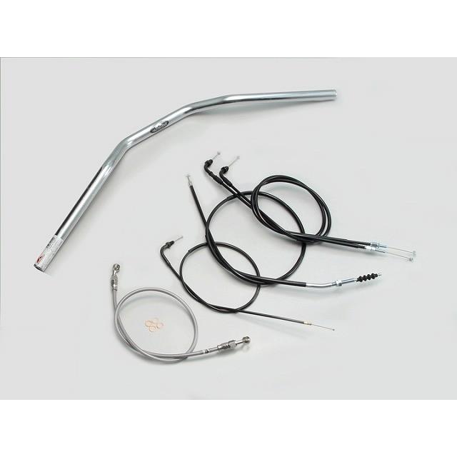 ハリケーン H028-042C スーパーバイクLOW ハンドルキット ハンドルセット クロームメッキ GB250クラブマン (90-94 MC10-1300001-1499999)
