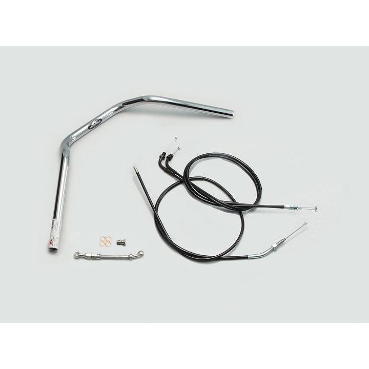 ハリケーン H030-046C ハンドルセット ナロー2型 クロームメッキ CB400SF'08-13 ABS車