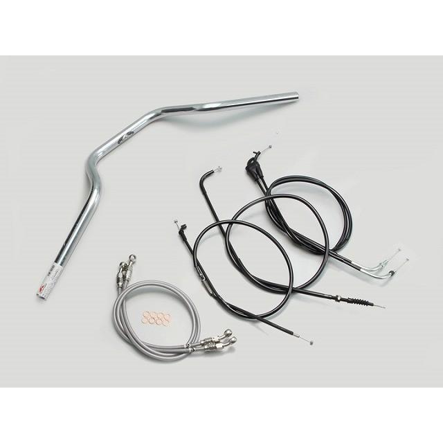 ハリケーン H308-072C ヨーロピアン3型 ハンドルキット ハンドルセット クロームメッキ XJR400R(98-00)