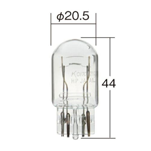 KOITO コイト P8812 ハイパワーバルブ クリア 12V 21/5W T20/ダブル