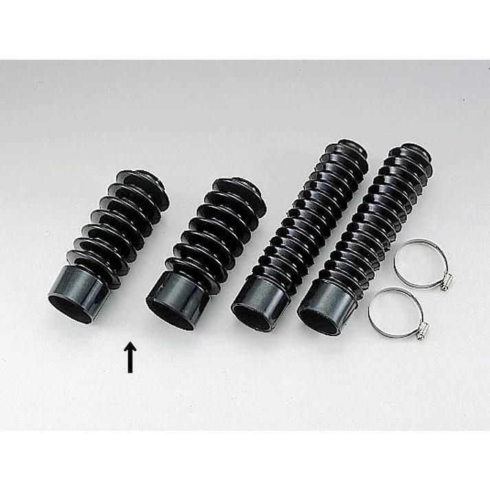 キジマ 206-014 フロントフォークブーツ ブラック FTR ST250 35-37mm
