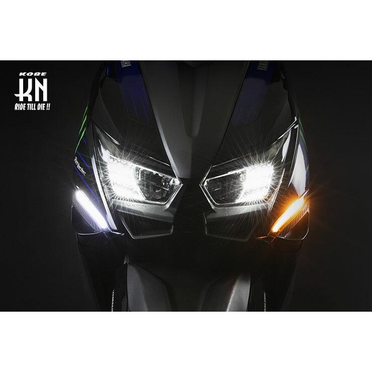 4型 前期後期用 KOSO製LEDフロントポジ付きLEDウィンカー KN企画 KS-FWGP-01 KOSO LEDシーケンシャルフロントウインカー