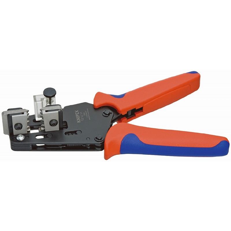 KNIPEX クニペックス 1212-11 ワイヤーストリッパー ストリッピング能力(mm2)：1.50-6.00 ストリッピング能力(AWG)：16-10 質量(g)：449
