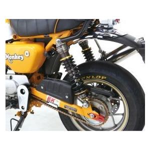 キタコ 520-1300100 GEARS ショックアブソーバー ガンメタリック/ブラック ガス オイルダンパー式 モンキー125 1セット(2本) チューニング