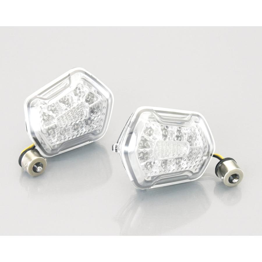 キタコ 807-1155320 LEDウインカーランプ(CLEAR)/PAIR ZOOMER-X｜bikeman4mini