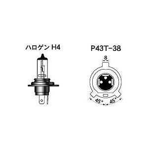 M&H マツシマ 16C H4 12v 60/55w クリア M&H｜bikeman4mini