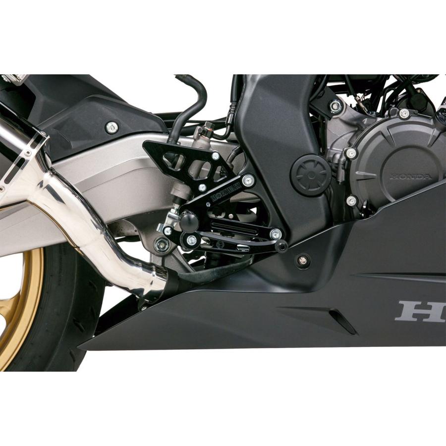 モリワキ 05060-2B1T8-01 バックステップキット CBR250RR 17-19/20-22/23 ブラックアルマイト 886g 1セット 黒 バイク カスタムの画像
