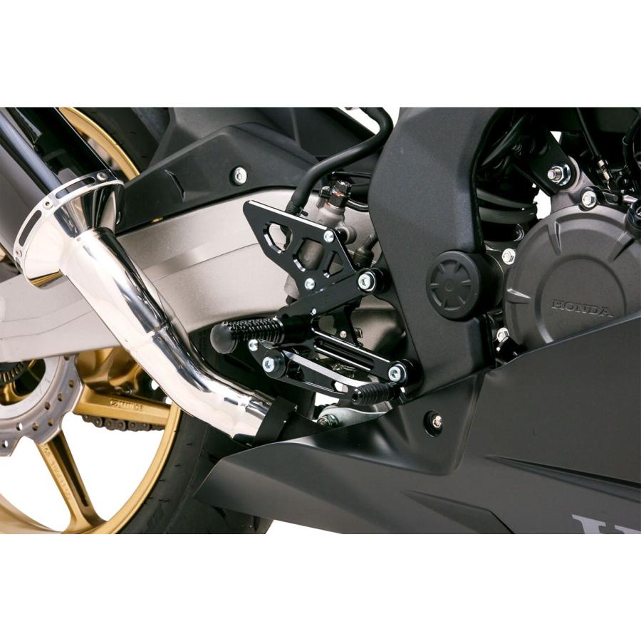 モリワキ 05060-2B1T8-01 バックステップキット CBR250RR 17-19/20-22/23 ブラックアルマイト 886g 1セット 黒 バイク カスタムの画像