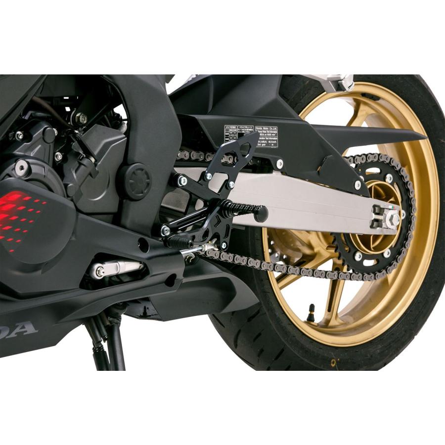 モリワキ 05060-2B1T8-01 バックステップキット CBR250RR 17-19/20-22/23 ブラックアルマイト 886g 1セット 黒 バイク カスタムの画像