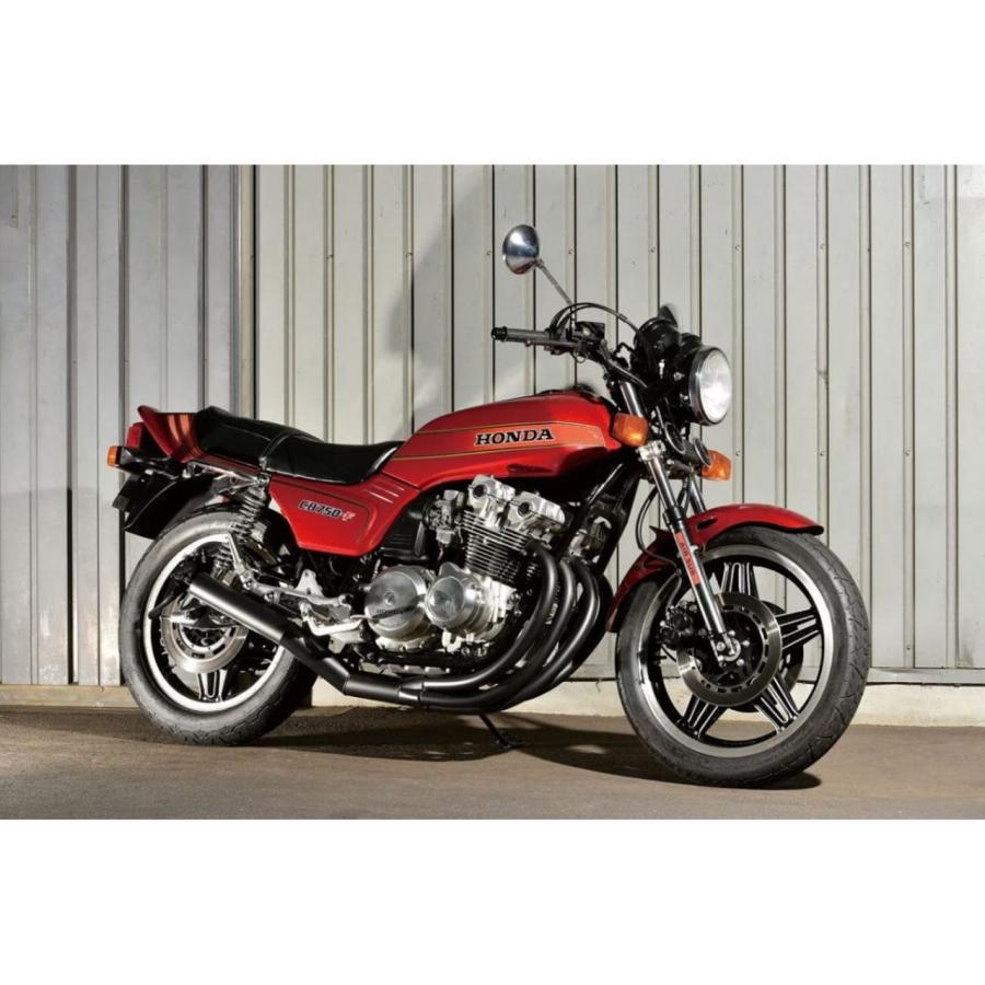 MRS MRS-MUH75-01B ショート管マフラー ブラック CB750F系 CB900F