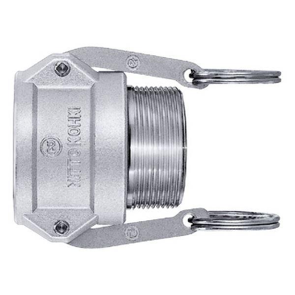 日東工器 53944 レバーロックカプラ LB-8TSM AL NBR アルミ合金/ニトリルゴム めねじ取付用 流体機器 継手 低圧用 ...