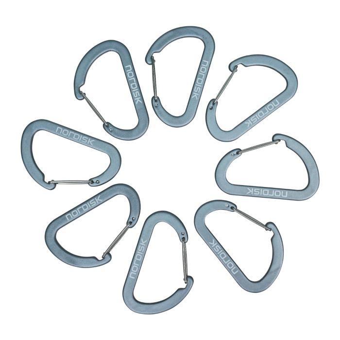 ノルディスク 119080 アルミニウムフック Lサイズ 6.5cm 9g 8個