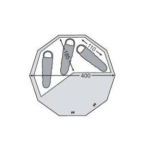 ノルディスク 146012 アルフェイム12.6専用 ジップインフロア キャンプ