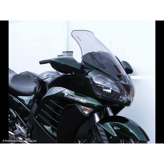 Power Bronze パワーブロンズ 420-K138-001 フリップスクリーン 1400GTR (08- ) ライトスモーク