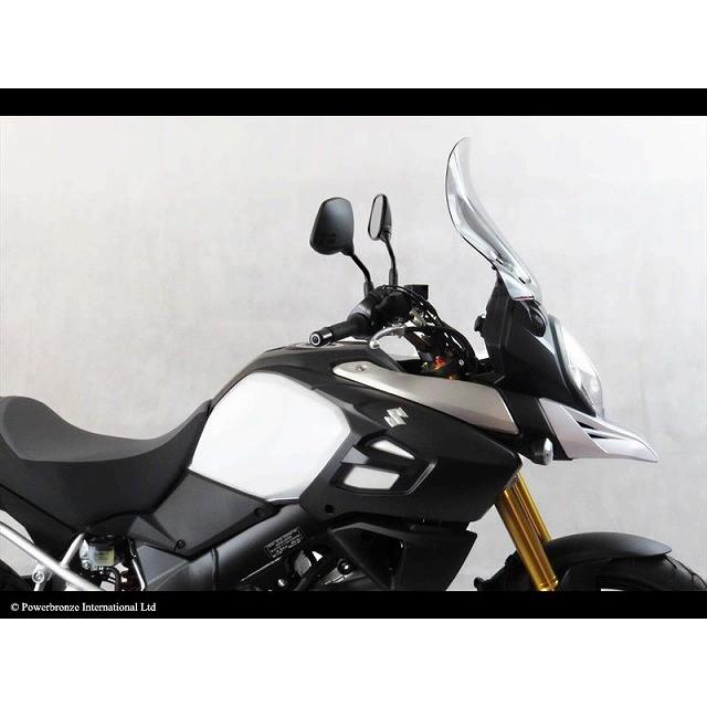 Power Bronze パワーブロンズ 420-S126-001 アドベンチャースクリーン Vストーム1000(14- ) ライトスモーク