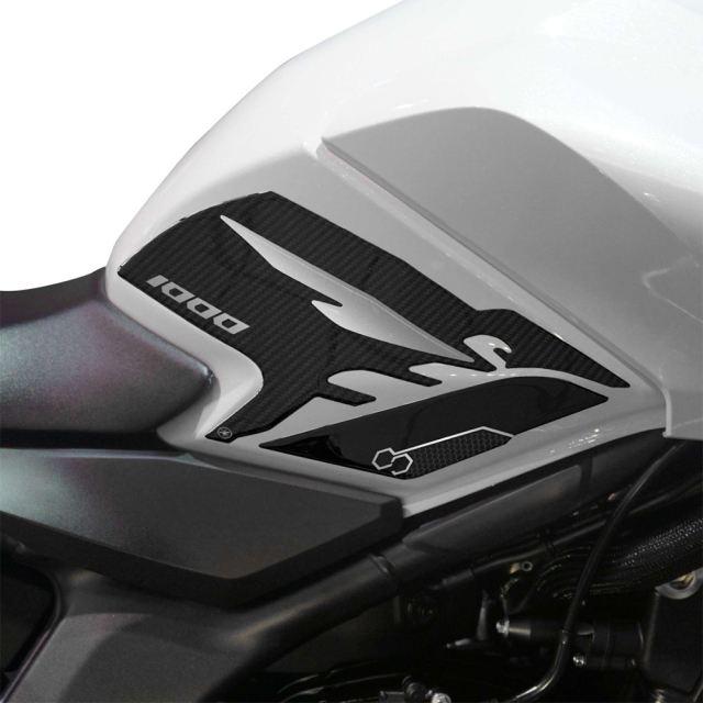 LabelBike LB-HSD001 3Dタンクサイドステッカー カーボンプリント CB1000 HORNET タンクパッド シール 外装 保護 ドレスアップ ODAX_1