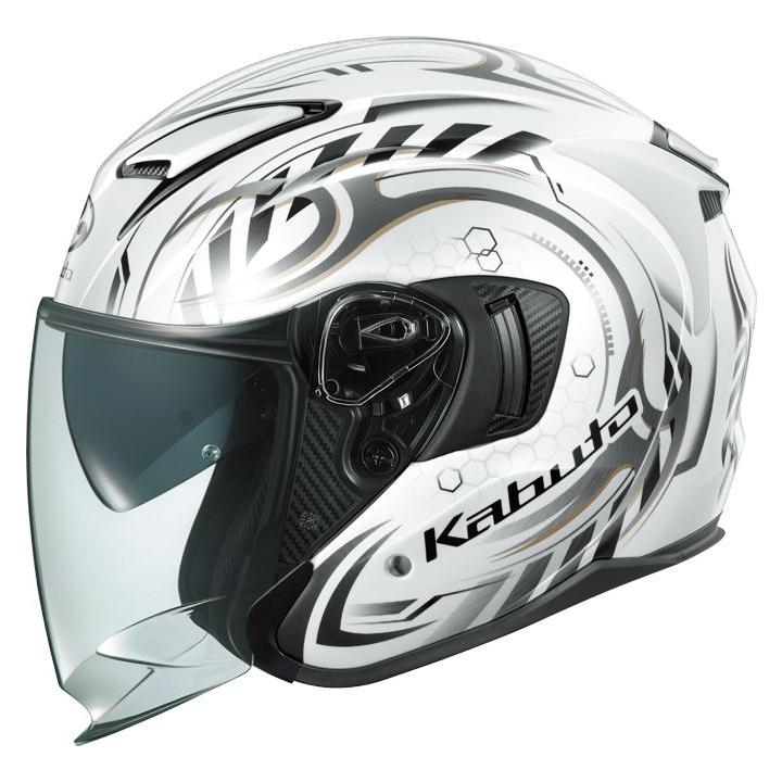 Kabuto EXCEED-2 パールホワイトジェットヘルメット OGK EXCEED-2 CYBER(エクシード2 サイバー) ジェット ヘルメット