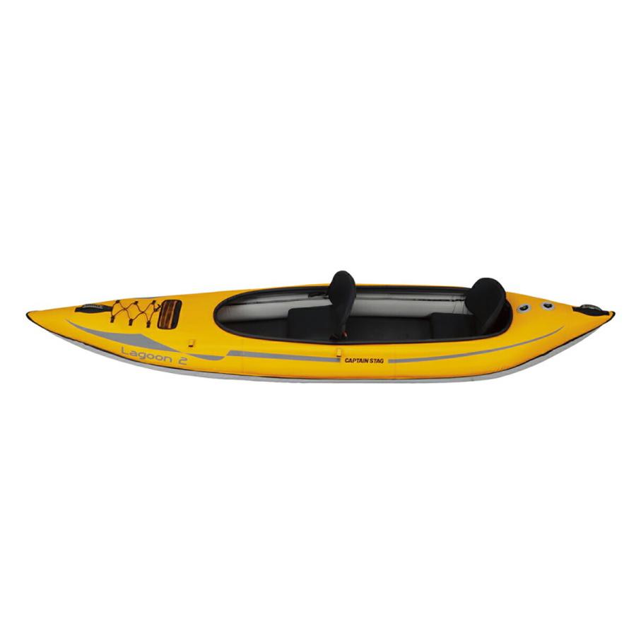 ★動作確認済み キャプテンスタッグ MC1424 ラグーン2 カヤック ポンプ付 2人用 オレンジ 船 ボート 川 湖 アウトドア キャンプ MC-1424 【WSO1120843028】(39231円)