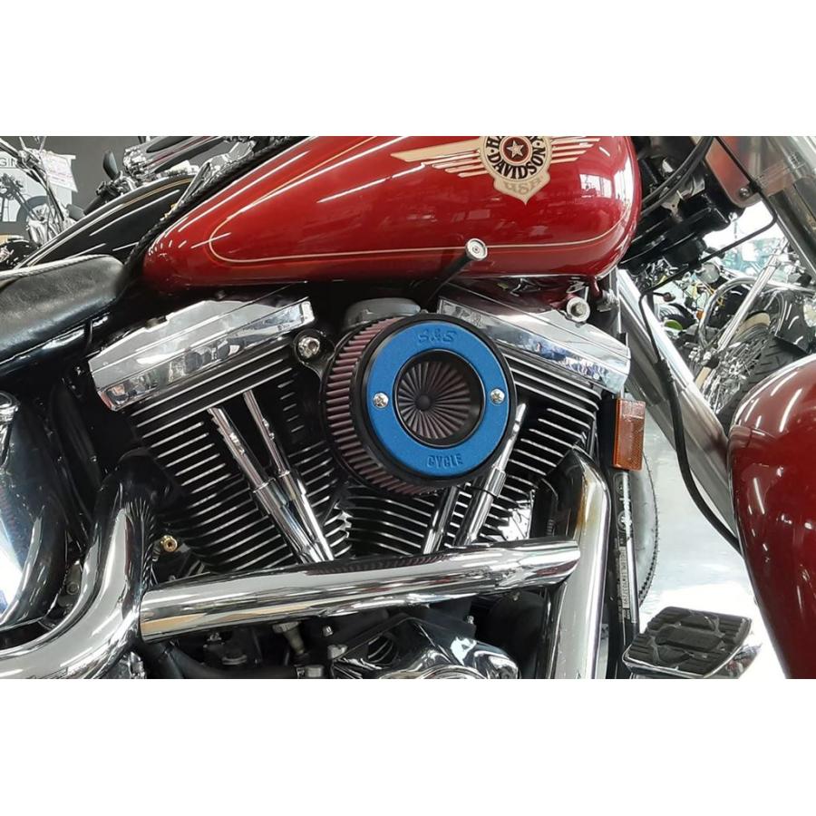 S\u0026Sサイクル 170-0502-BL エアスティンガーステルス アルミリング単体 ブルー エンジン パーツ プロトの画像